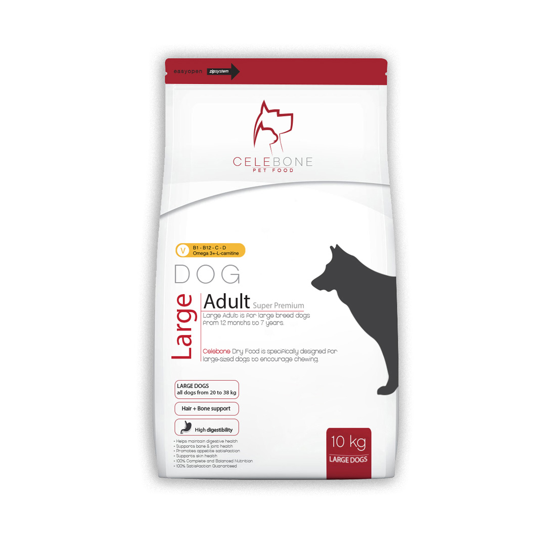 غذای خشک سگ بالغ نژاد بزرگ Celebone - 10kg