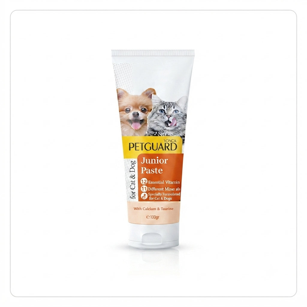 خمیر مولتی ویتامین بچه گربه و توله سگ Petguard ـ ۱۰۰ گرمی