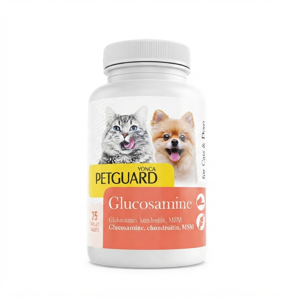 مکمل گلوکوزامین سگ و گربه Petguard ـ ۷۵ عددی