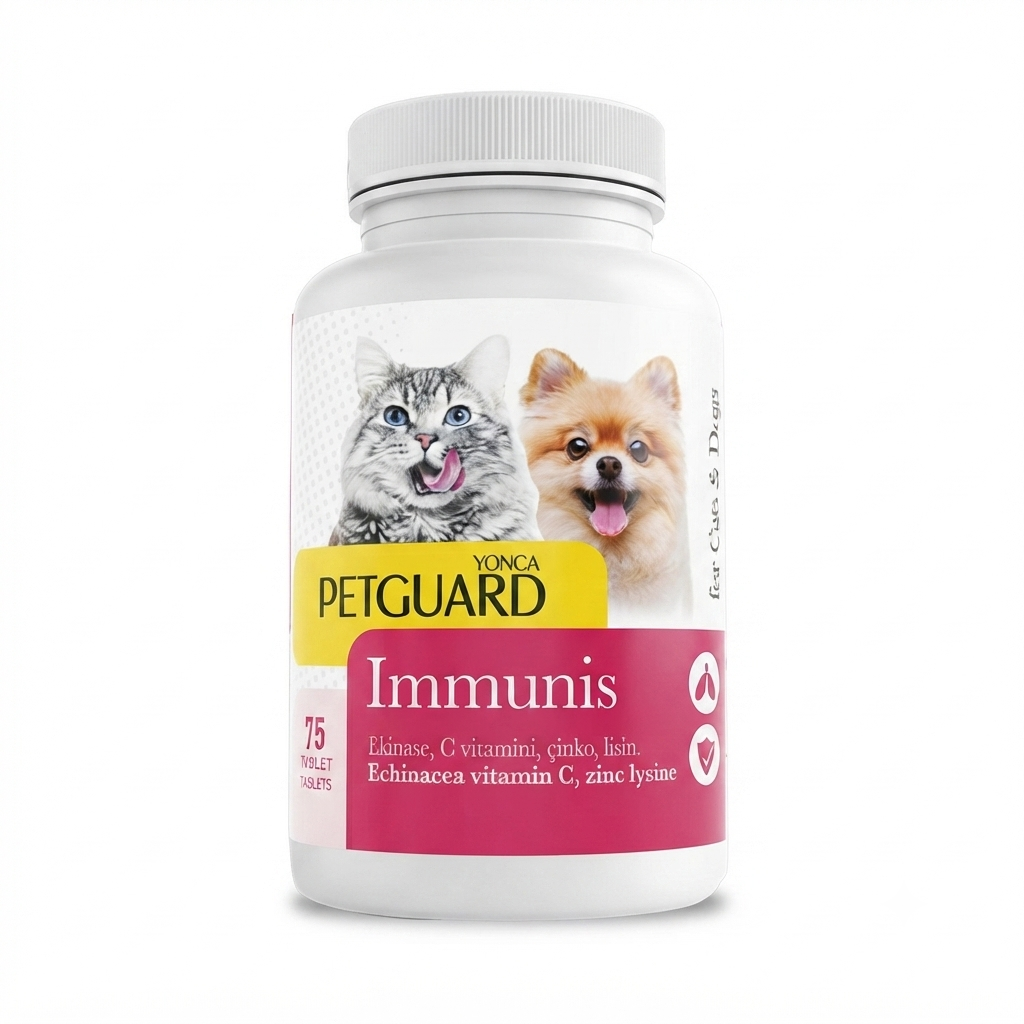 مکمل تقویت سیستم ایمنی سگ و گربه Petguard ـ ۷۵ عددی