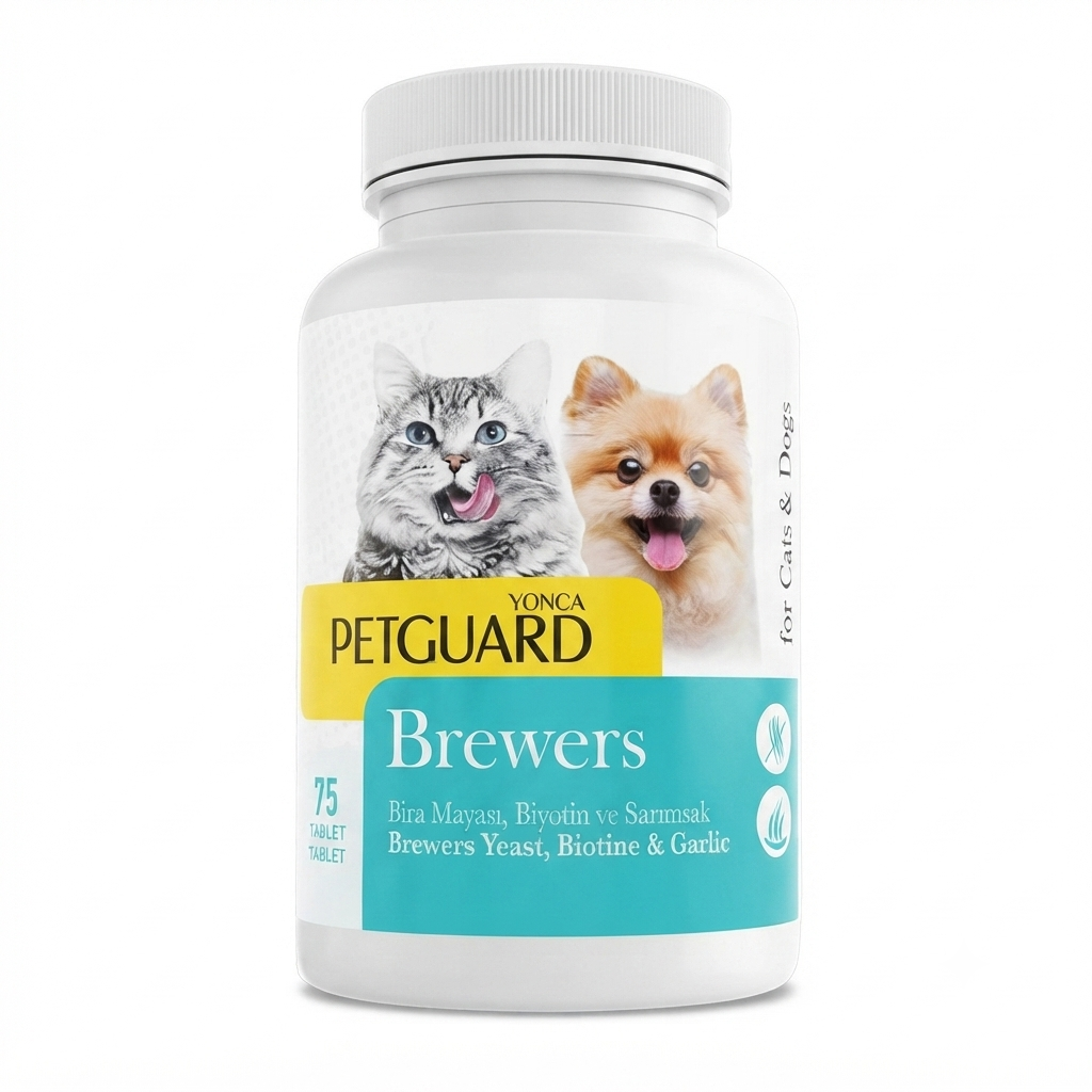 مکمل مخمر سگ و گربه Petguard ـ ۷۵ عددی