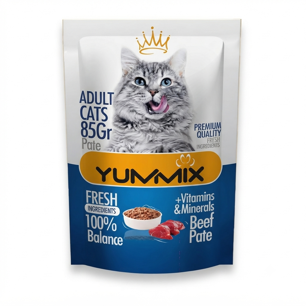پوچ گربه Yummix پته گوشت ـ ۸۵ گرمی